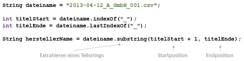 Teilstring extrahieren